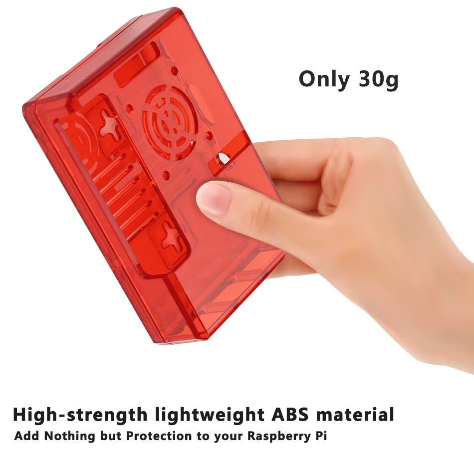 Прозрачный корпус для корпуса Raspberry pi из АБС-пластика raspberry Pi 3/2 Модель B + Корпус
