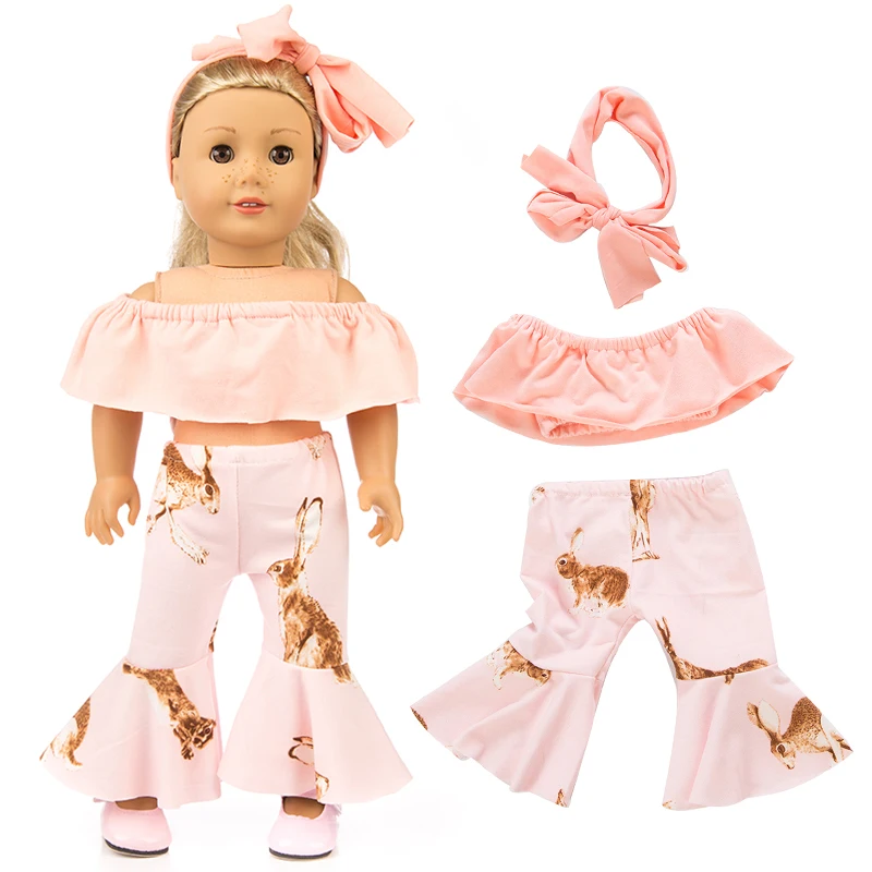Baby New Born аксессуары для кукол Fit 18 дюймов 43 см мальчик девочка три синий и зеленый
