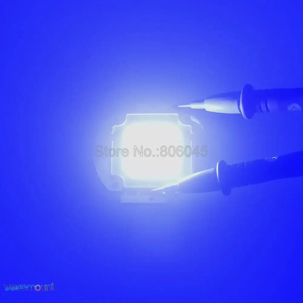 Epi led s 45*45 мил чип 100 Вт светодиодный высокой мощности Синий нм-нм COB диод SMD для DIY