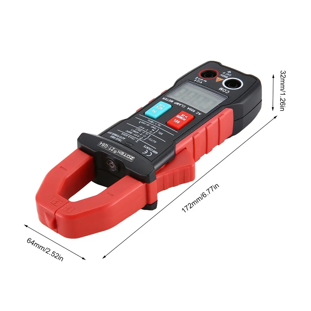Цифровой мультиметр клещи с переменным током и переменным/постоянным