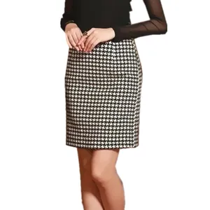 Женская юбка средней длины с высокой талией, модель S386 на осень и зиму, 2021