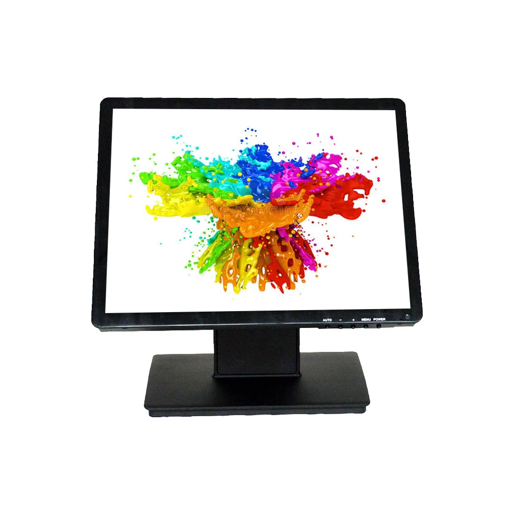 17 дюймов сенсорный экран монитор lcd cctv монитор для pos/cctv киоск