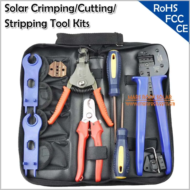 Обжим/Резка/Зачистка для комплектов инструментов солнечных батарей|cutting kit|crimping