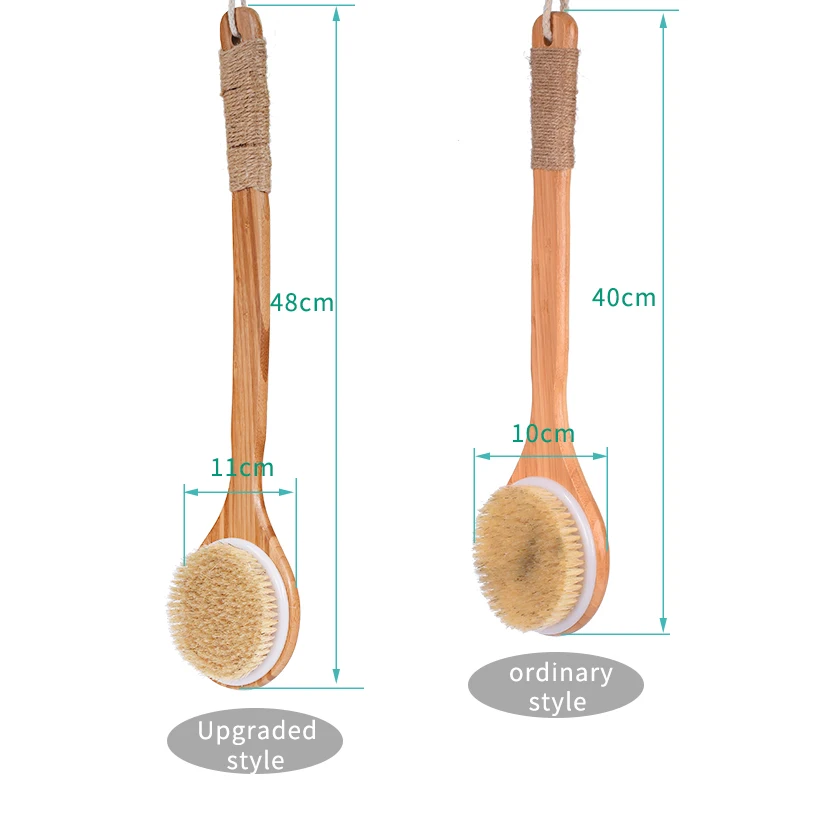 Щетка для тела TREESMILE D40 щетка сухого и спины с противоскользящей длинной