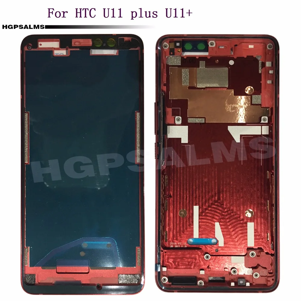 Для htc U11 Plus передняя рамка средняя Корпус с клеем для + lcd|Корпусы и рамки
