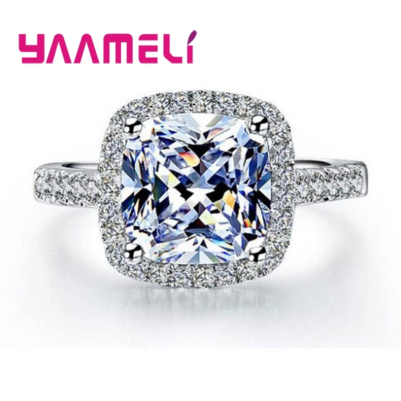 Новая мода 925 стерлингового серебра кольца для женщин и мужчин Свадебные