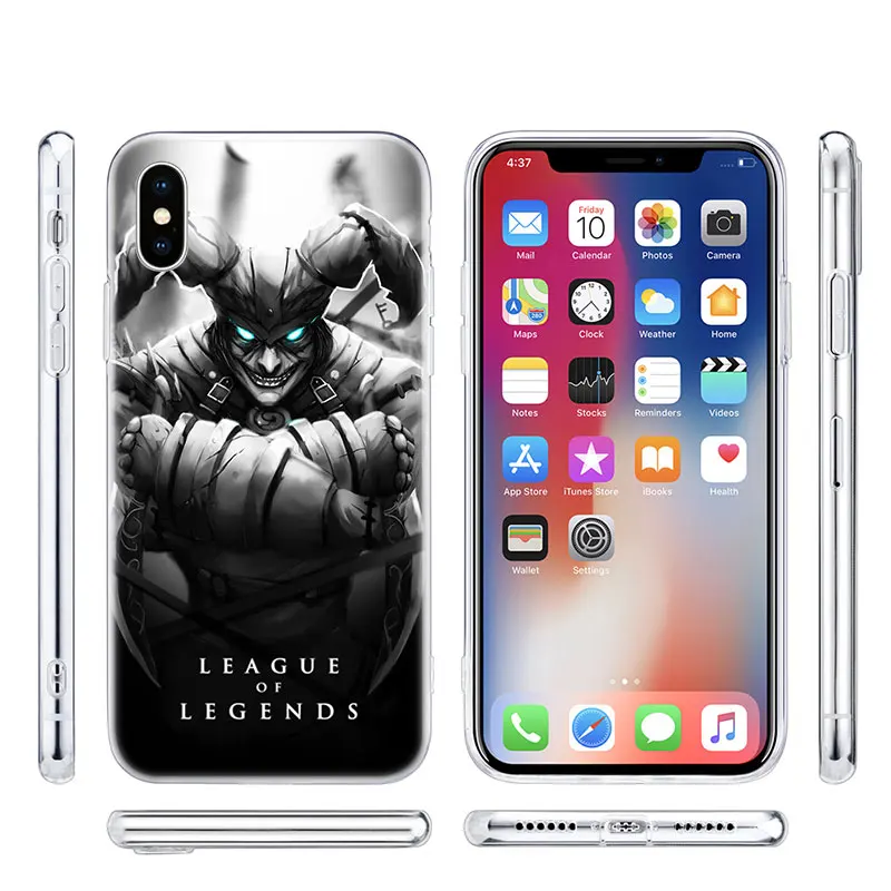 Чехол силиконовый для Apple iPhones 11 Pro XS Max X XR 7 8 6 6s Plus 5S SE | Мобильные телефоны и