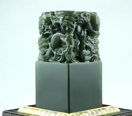 Jade Seal Wulong Opera бусины с гравировкой индийский Даньдун украшение из камня коллекция