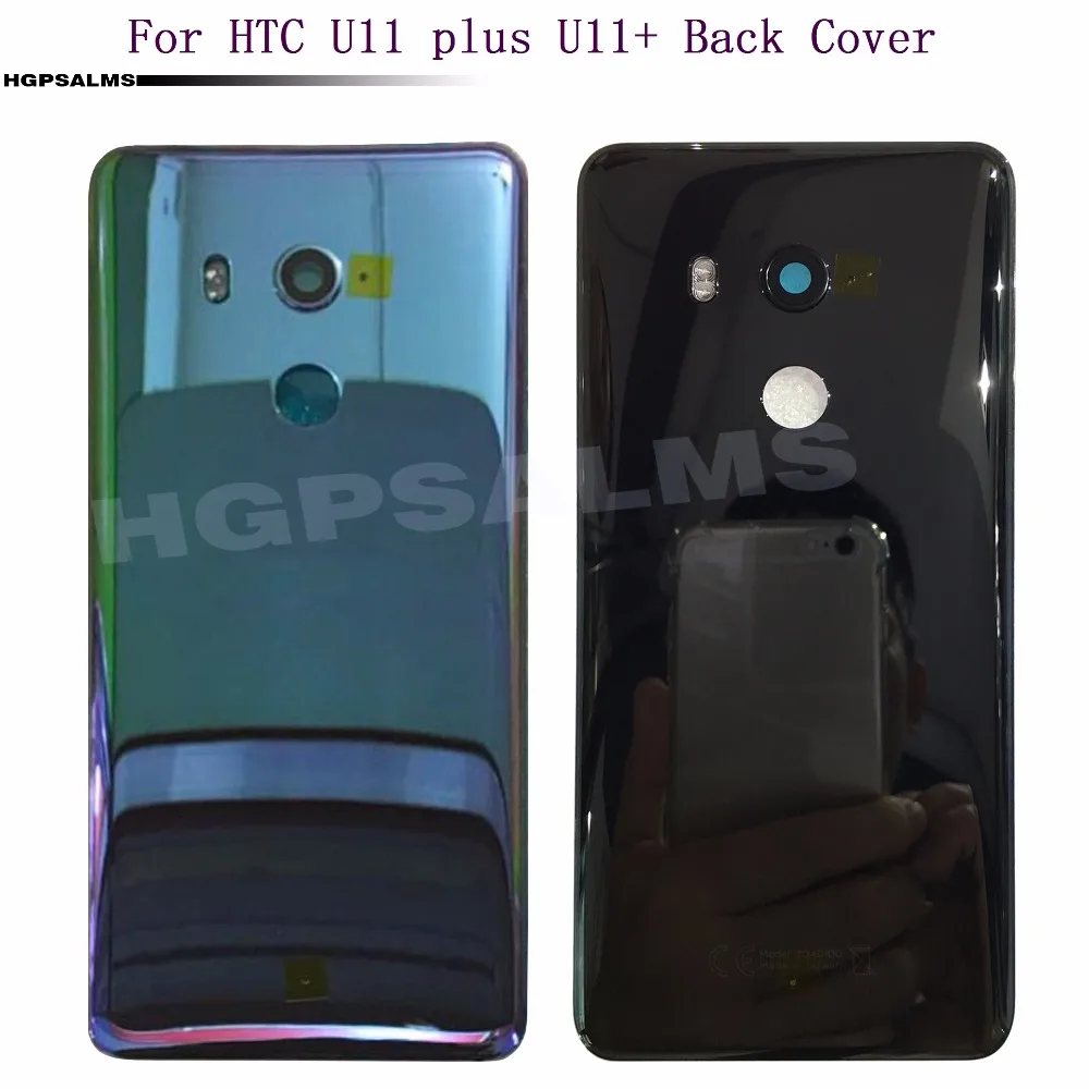 Для htc U11 Plus задняя крышка батарейного отсека чехол для задней части телефона с объективом камеры для htc U11+ логотип