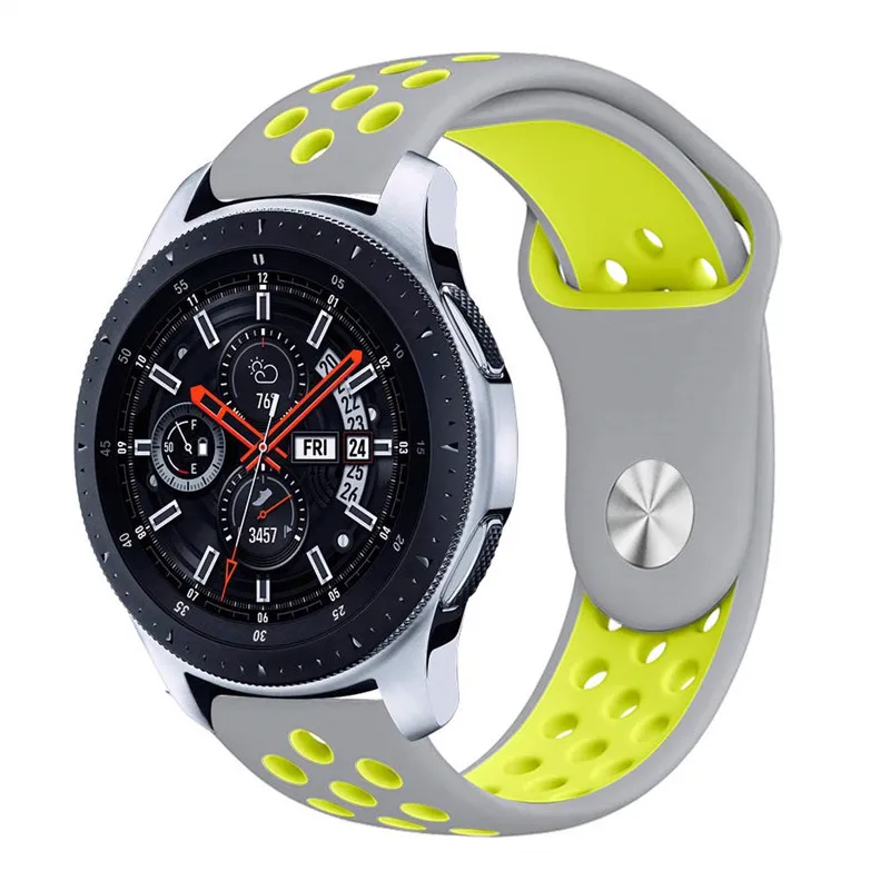 Аксессуары ремешок для samsung gear S3 ремень S3 Frontier/классический браслет сменный ремешок 22 мм мягкий силиконовый спортивный ремешок