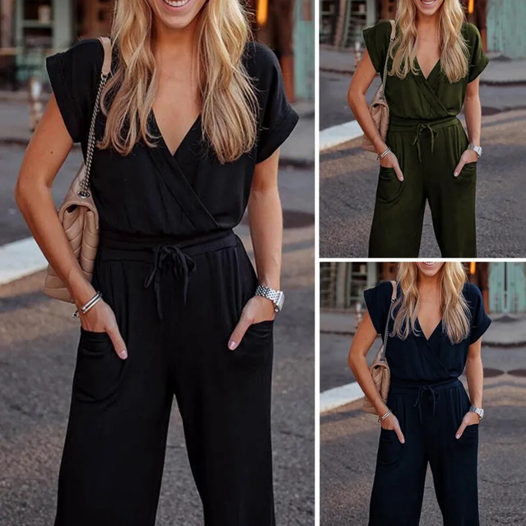 Женский комбинезон Boho дамы с коротким, без бретель вечерние пляжный Комбинезон Праздник Длинные Комбинезоны Летний комбинезон