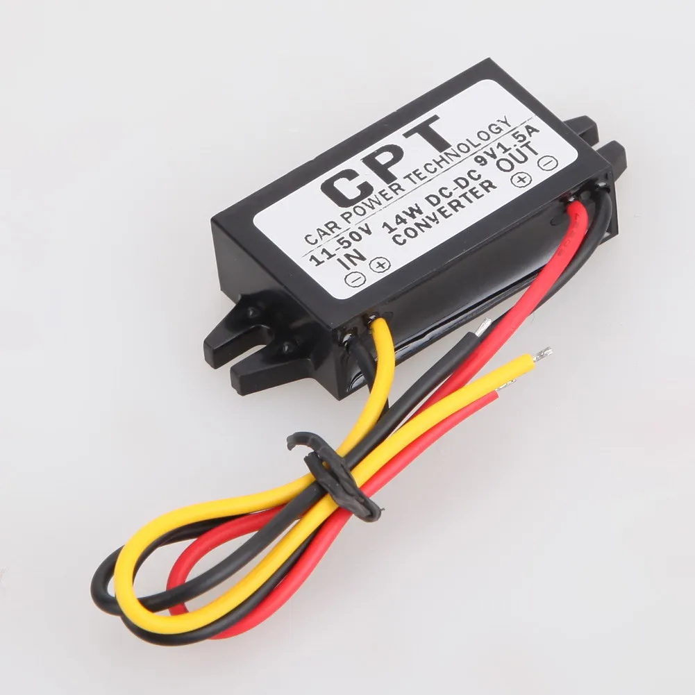 11 50 в до 9 1.5A Макс Мужской конвертер CPT автомобиля мощность понижающий регулятор