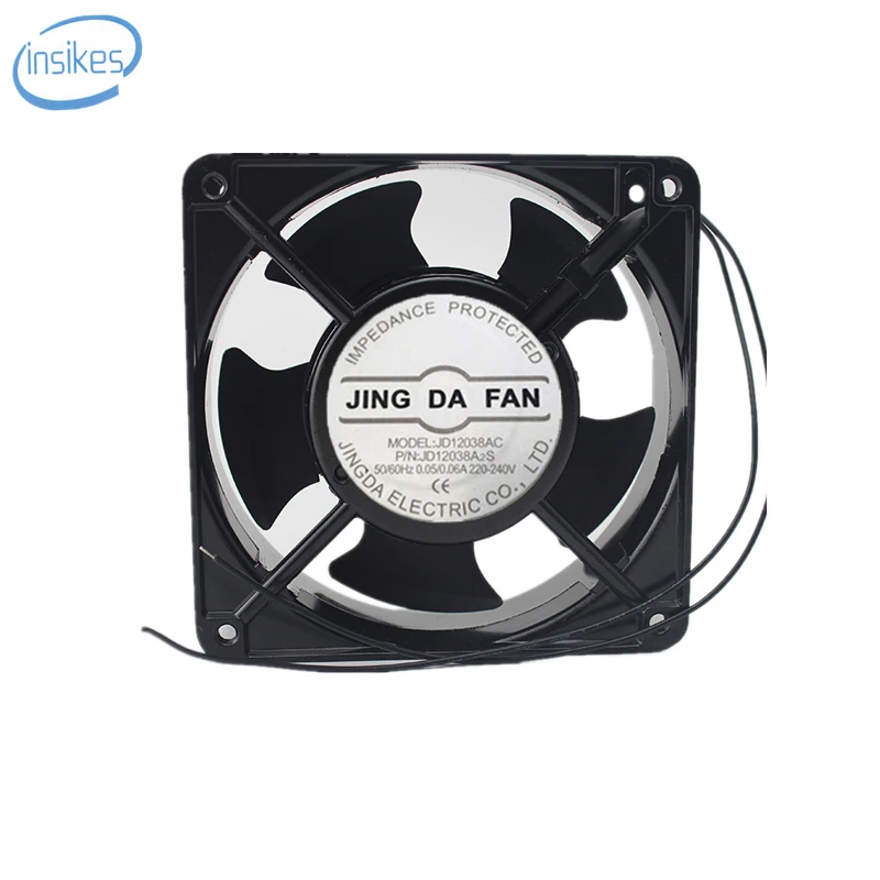 JD12038AC масляный подшипник осевой вентилятор охлаждения AC 220 V 240 0.6A 12038 12 см 120*120*38 мм