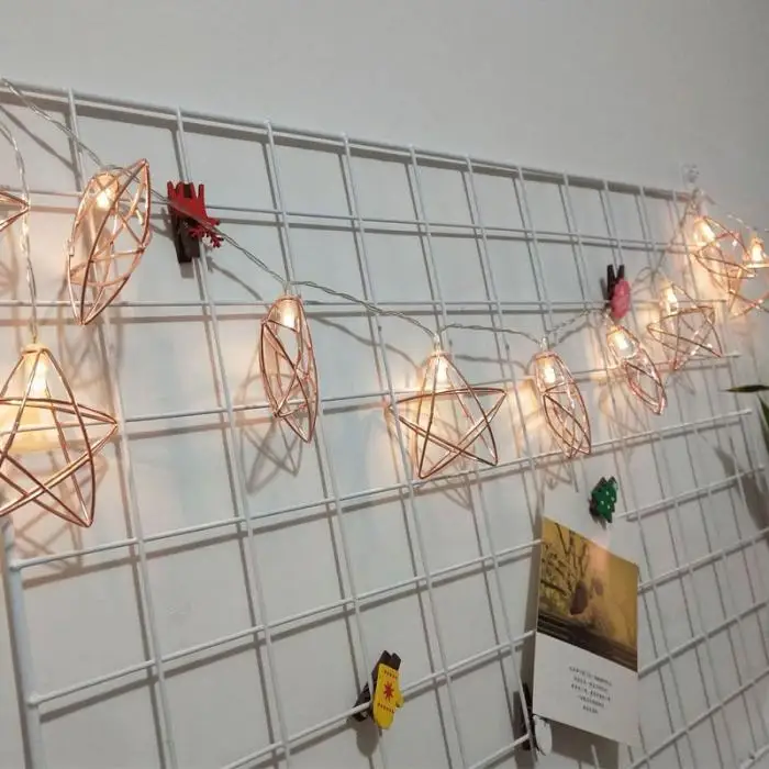 LED String Light Room Garden Lamp Yard Festival Christmas Geometry Decoration TN88