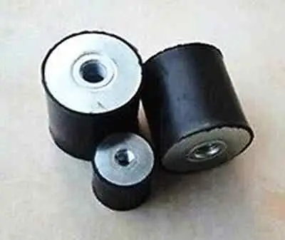 

10pcs 20*20*M6 M6 DD Type Rubber Anti Vibration Mount silentblock Base Block