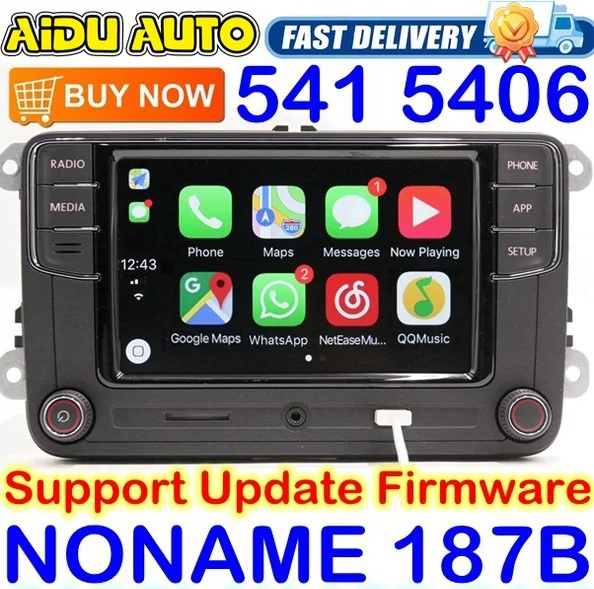 Noname Carplay RCD330 RCD330G плюс 6,5 MIB радиоприемник для VW Golf 5 6 Jetta Passat CC Tiguan поло Touran 187B RCD510 RCN210 5406 5314