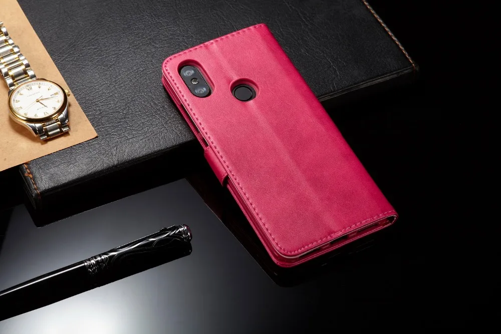 Ретро Кожаный флип-чехол для Xiaomi Mi A2 слот для карт Coque кошелек Чехол Xiaomi Mi A2 чехол Hoesje Funda Xiaomi Mi 6X чехол