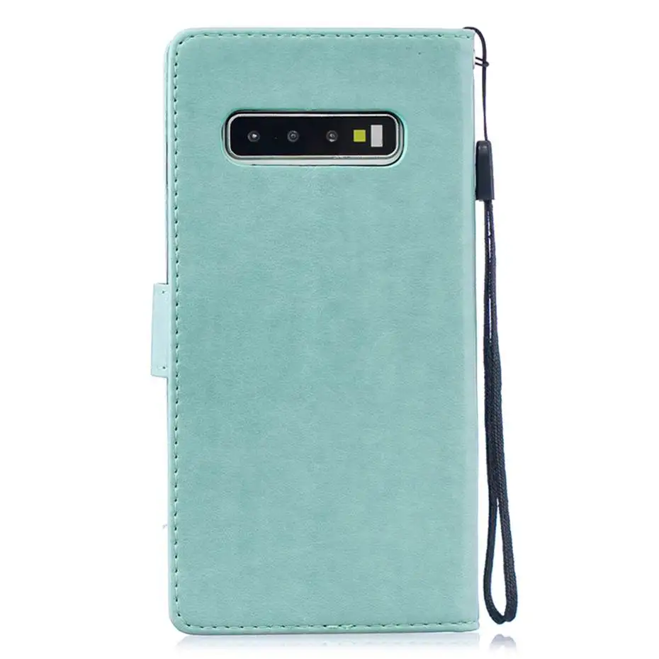 Чехол книжка из искусственной кожи для Samsung galaxy S10 S10e Plus чехлы Galaxy 3D чехол