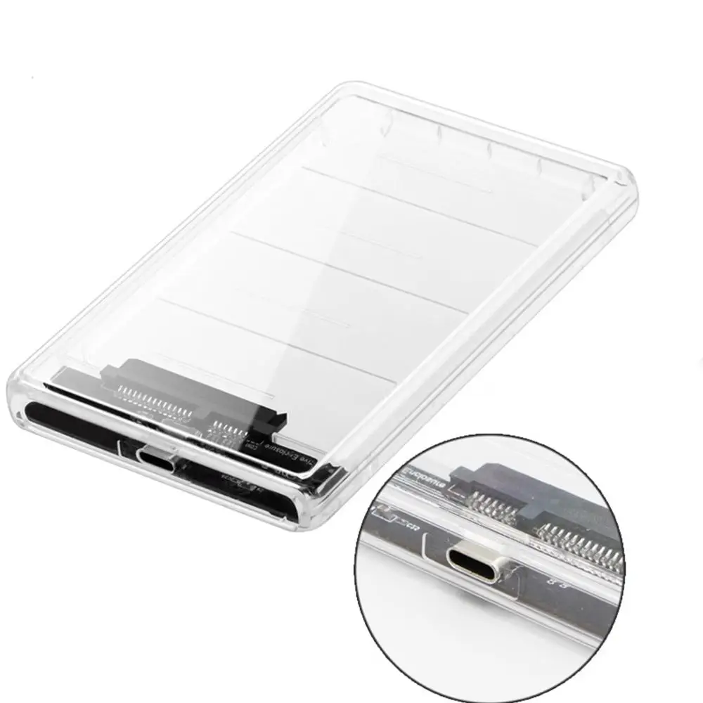 Корпус для внешнего жесткого диска 2 5 дюйма USB 3 0 1 Type C SATA HD|Корпус диска| |
