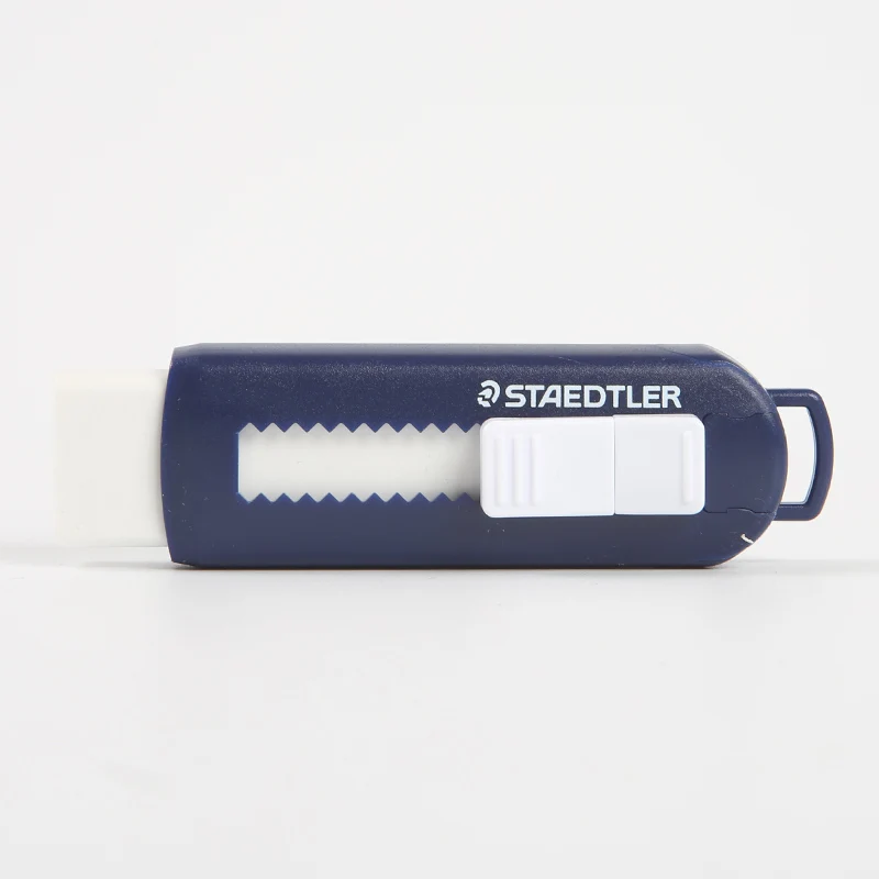 White in Deep Blue Staedtler ластики на толстой резиновой подошве 8 цветов Многоразовые Ластики для карандашей 525 PS1 школьные канцелярские принадлежности студенческие дети маленький подарок - Цвет: White in Deep Blue