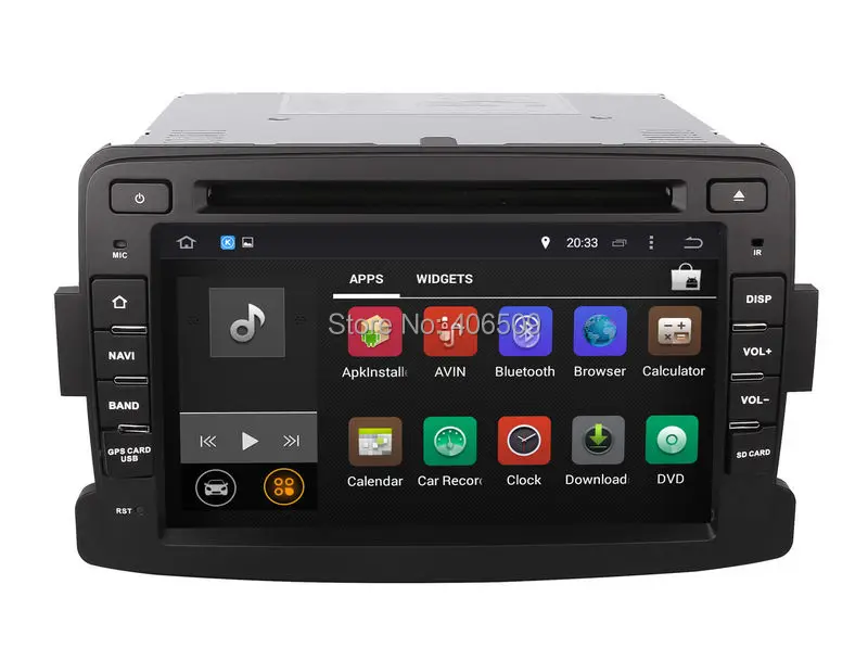 Автомобильный DVD плеер для Renault Duster Android 7 1 2010 2011 2012 2013 с GPS навигацией радио BT USB AUX Wi