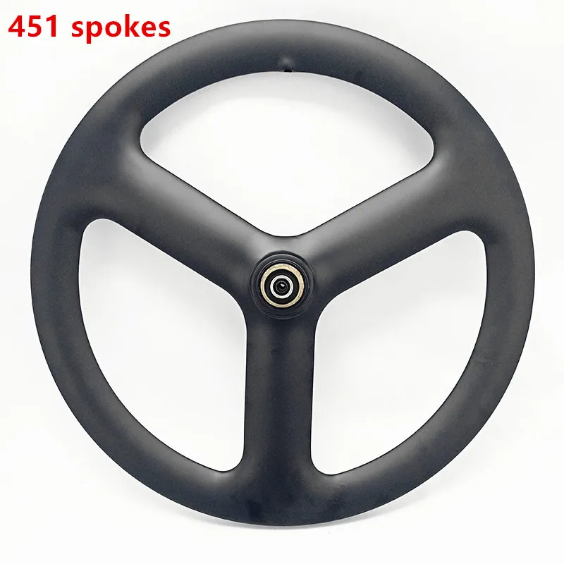 Складные карбоновые велосипедные колеса 451 3 Спицы 20 дюймов со спицами дисковые