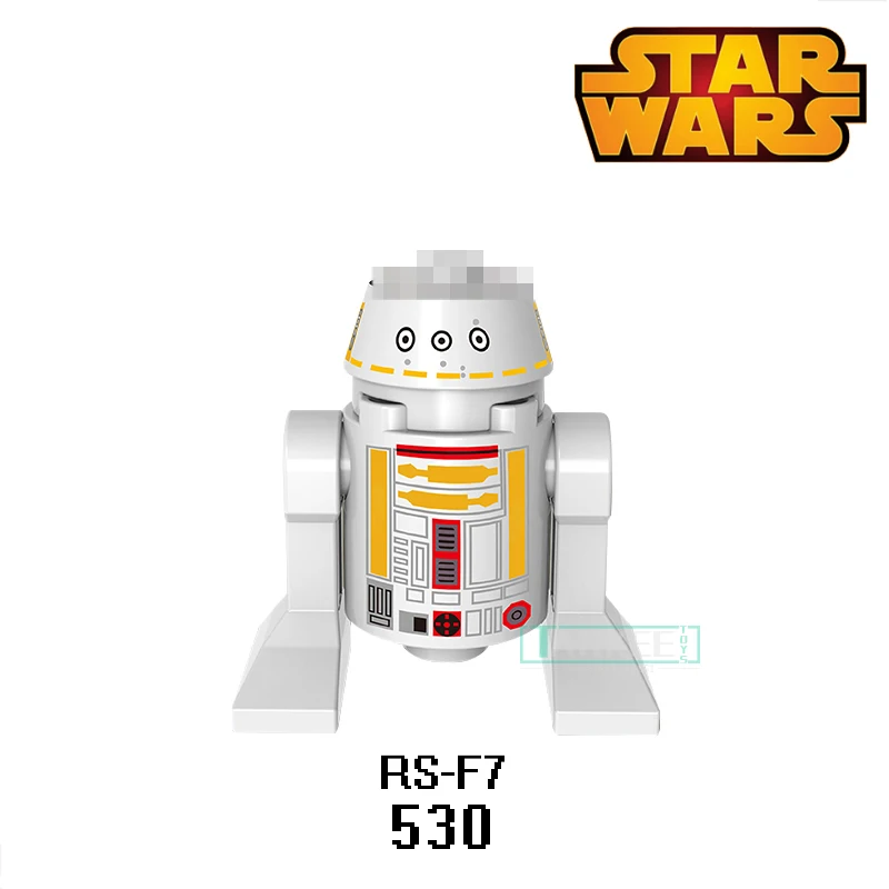 Building Blocks RS-F7 SW424 RS-D8 C-3PO Figures Star Wars Super Heroes Set Bricks Kids DIY Toys Educational Hobbies 6pcs/set | Игрушки и