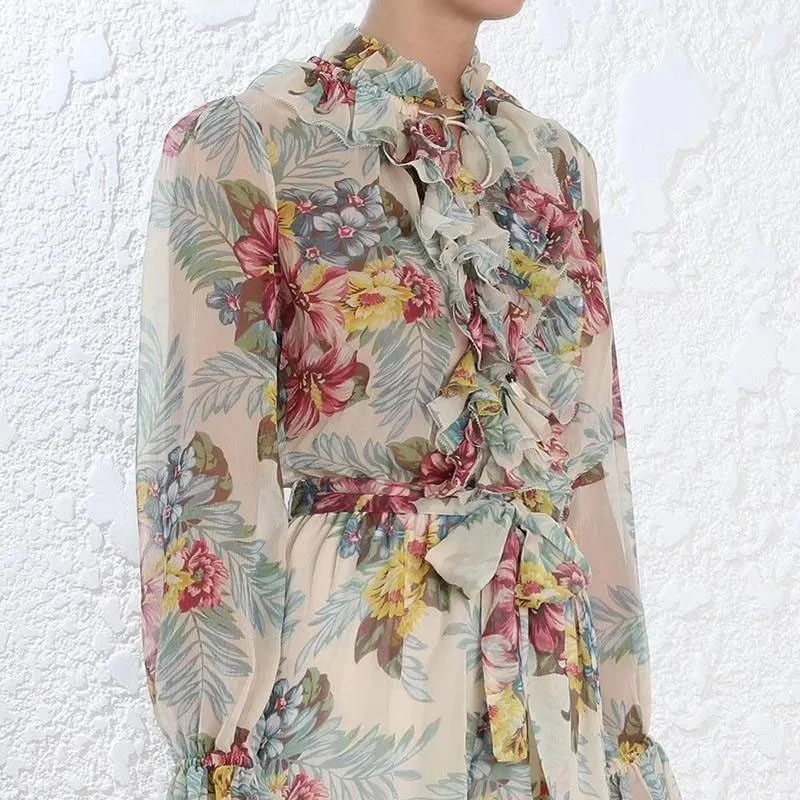 Женский купальный костюм с шортами летний Boho комбинезон цветочным принтом