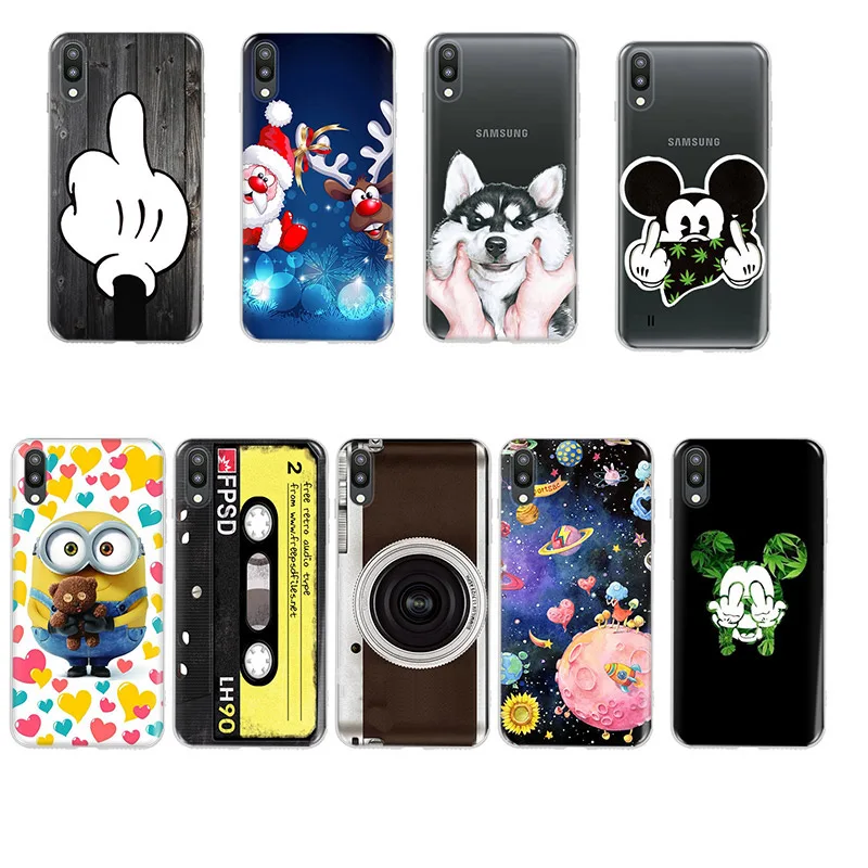 soft Cases For Samsung Galaxy M10 M20 M30 Phone Cover Silicone Printing Back Case M205F SM-M205F Capa |