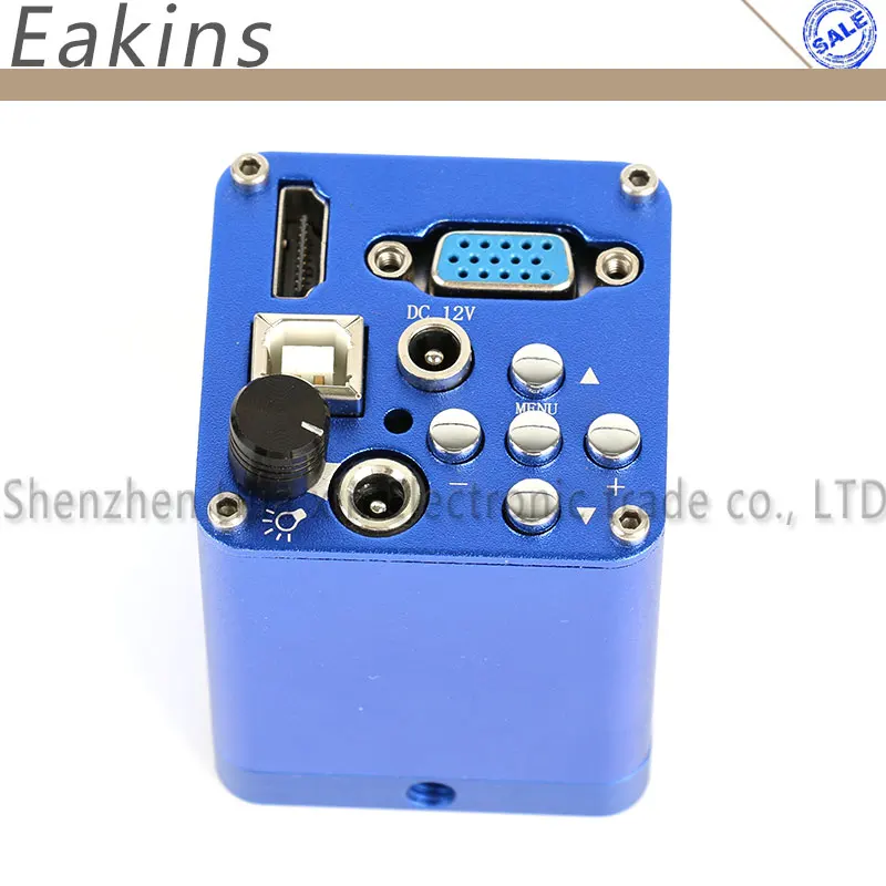 Eakins промышленный микроскоп камера 1080P 45Fps HDMI VGA USB выходы с 56 светодисветильник