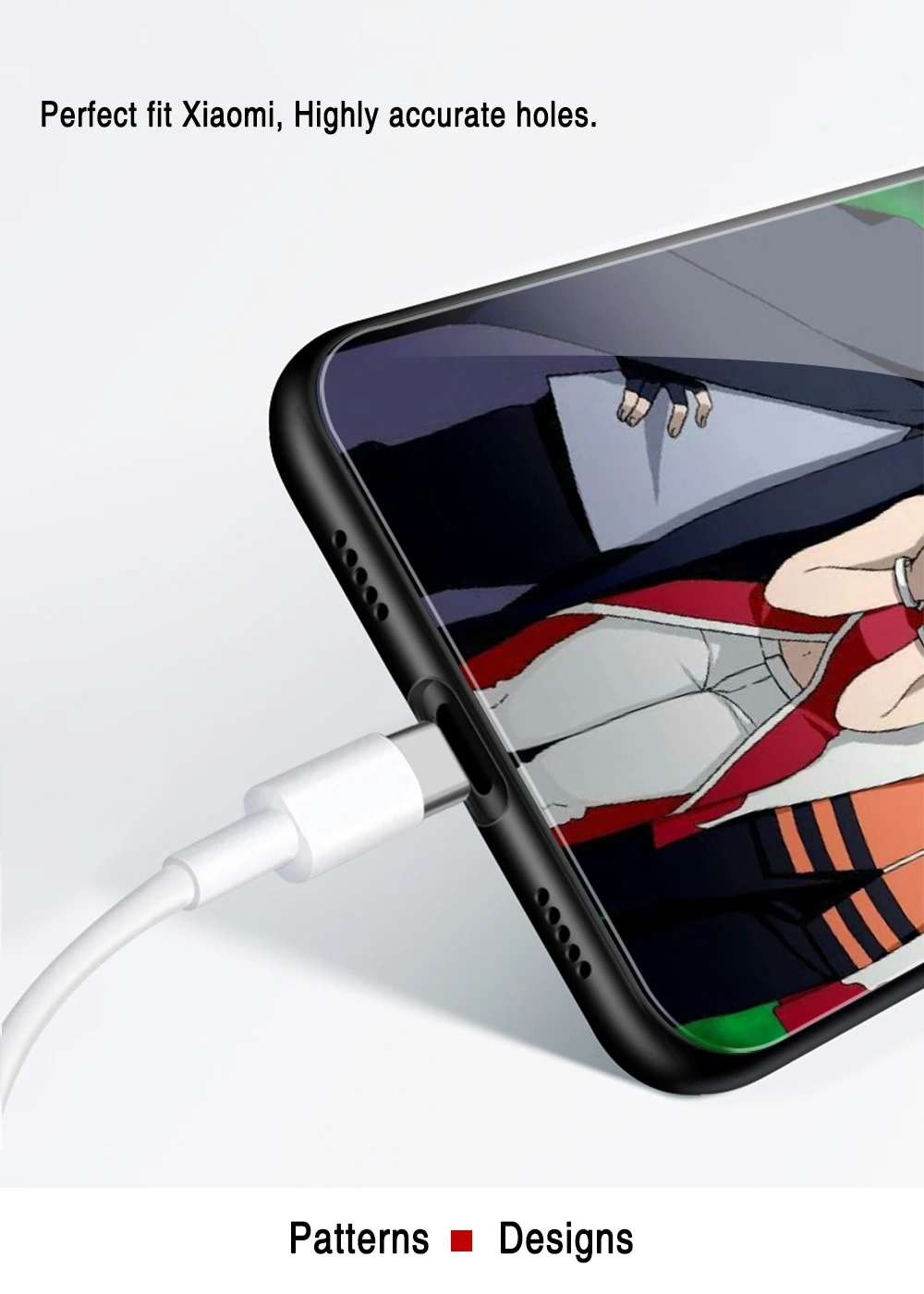 FinderCase для Xiaomi mi 8 чехол героя аниме «Наруто стильное закаленное стекло Жесткий Чехол для Xiaomi mi 5 5S 9 8 SE lite mi x 2 2 s 3 s Max 3