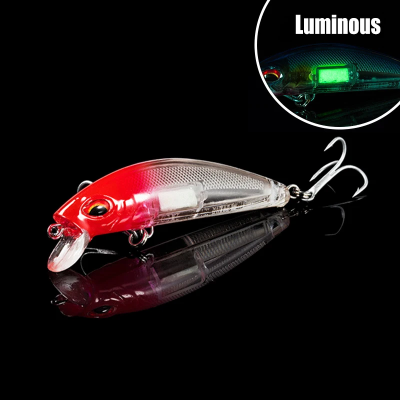 Amlucas Minnow приманки для ловли рыбы 70 мм 10 5g опускается на дно блесны искуственные