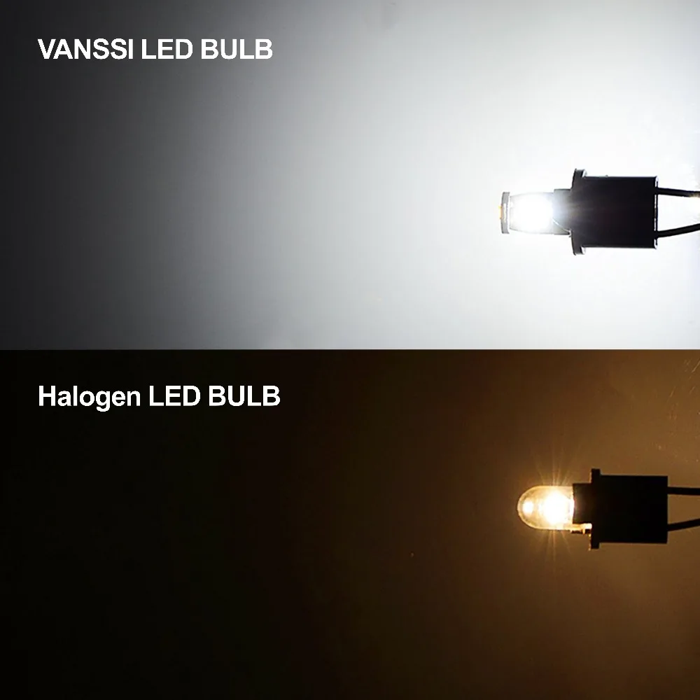 VANSSI 10x T10 W5W светодиодный 9-светодиодный 2835SMD высокой мощности 168 194 2825 светодиодный интерьер автомобиля, номерной знак, фонарь для багажника лампы, 1 год гарантии