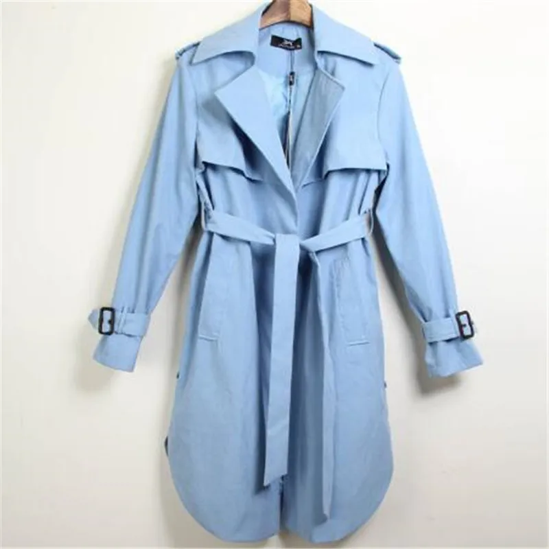 Женское шерстяное пальто зимнее модное однотонное двубортное облегающая