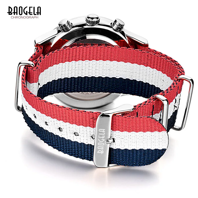 BAOGELA Мужские Классические наручные часы с кварцевым хронографом армейские