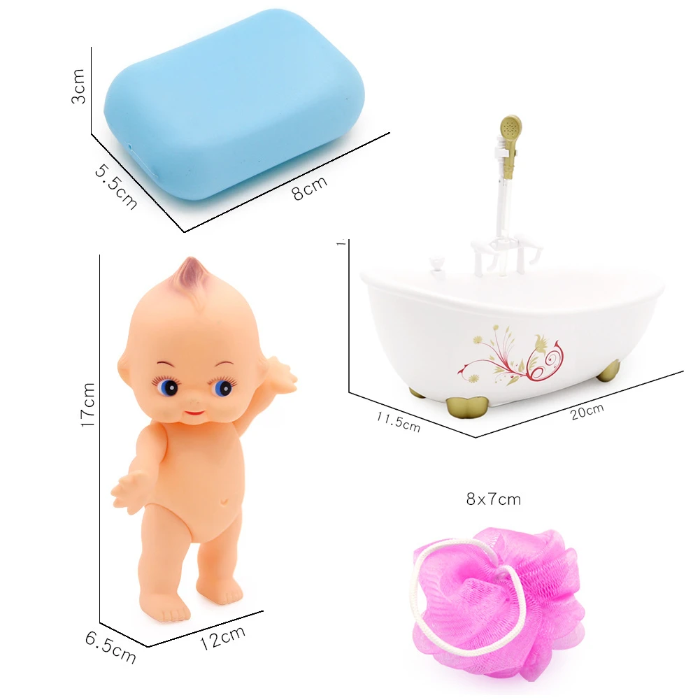 Детский игровой костюм с имитацией игрушки для ванной девочек душа мини кукла