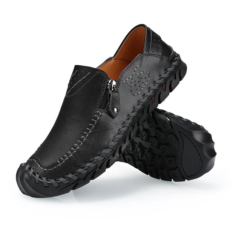 Fotwear/мужская кожаная обувь Легкая мужская повседневная ручной работы без