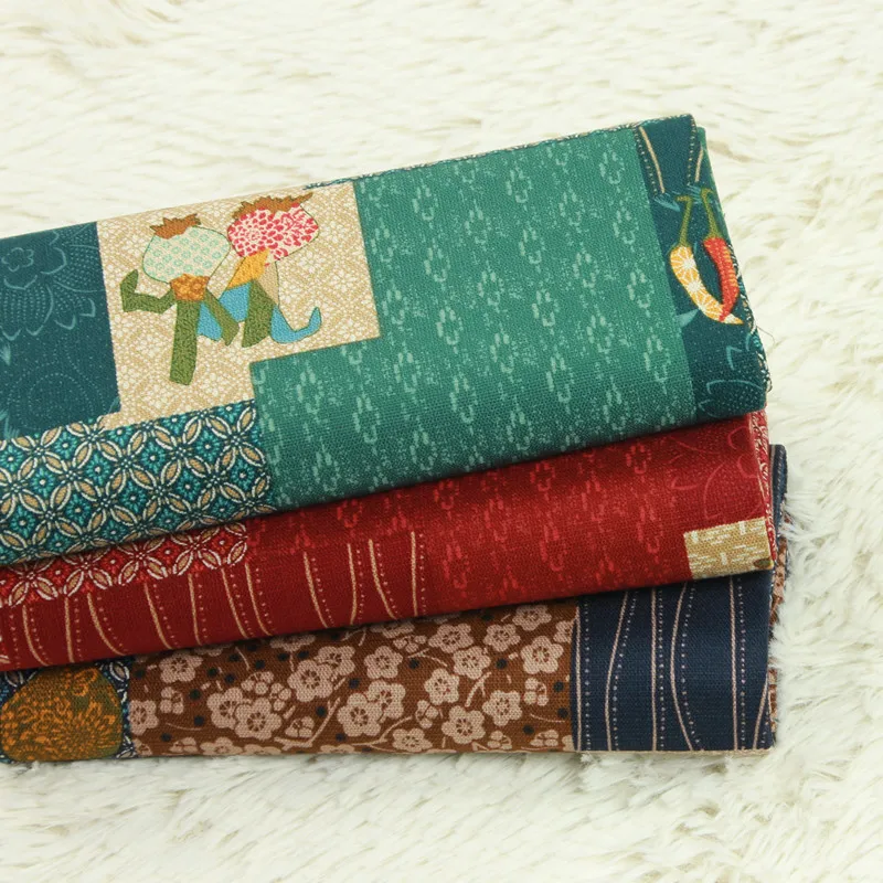 Хлопковая ткань с этническим принтом 3 цвета|Ткань| |