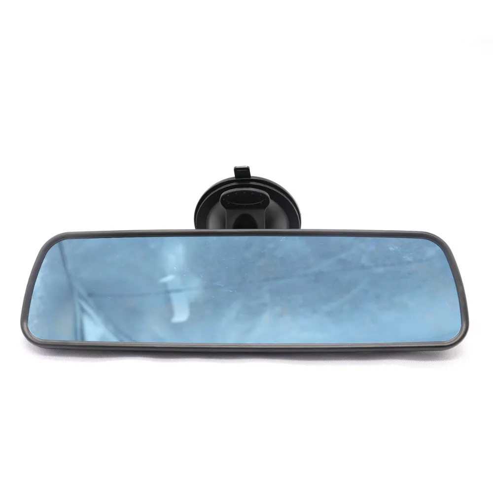 Зеркало заднего вида для салона автомобиля черная вискоза Волшебная присоска