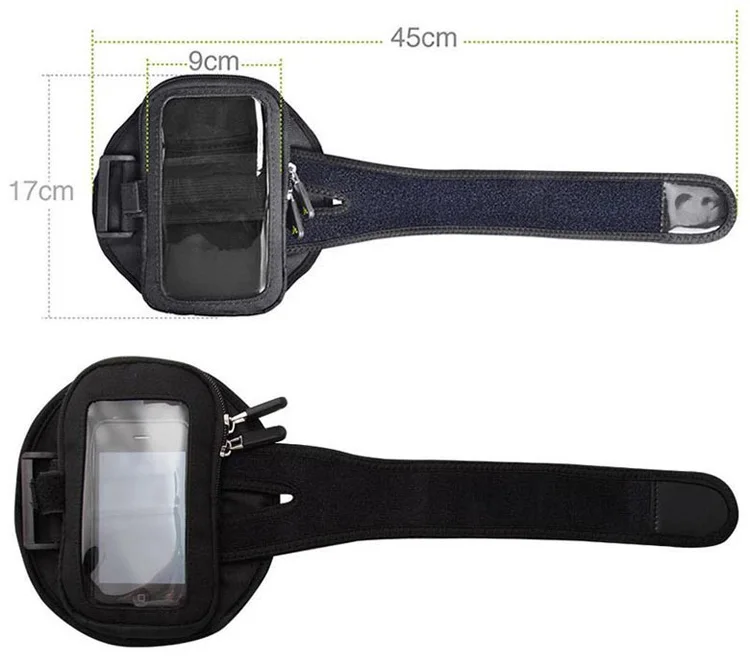 Спортивная сумка на молнии для бега чехол-кошелек держатель телефона iPhone x 6 S 7 8 Plus