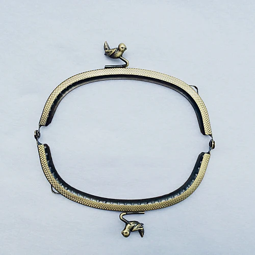 Металлическая рамка для кошелька с пряжкой маленьких птичек 12 5 см клатч застежка