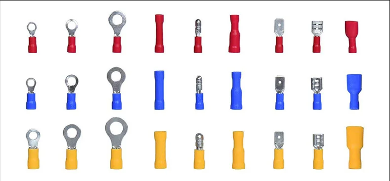 0,5-6.0mm2Mini плоскогубцы электрическая проволока обжимной инструмент трубчатые Клеммы Коробка комплект 700 шт. обжимной Стриппер Терминал 20-10 AWG клещи обжимные