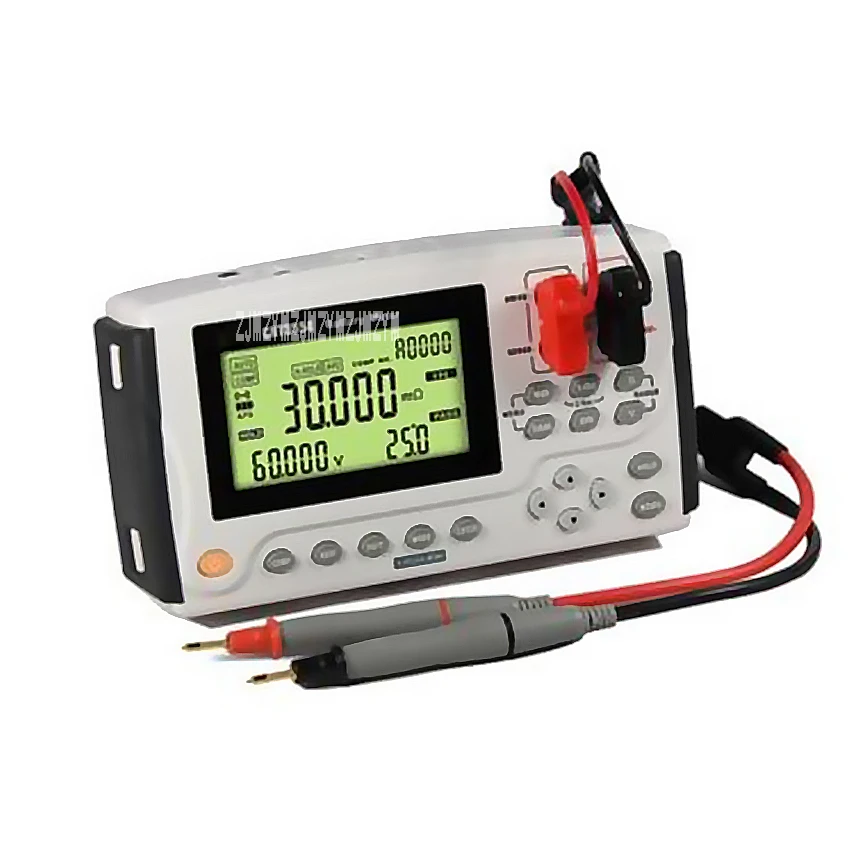 

CHT3554 Portable Handheld Battery Tester Battery Internal Resistance Meter Voltage Detection Online Battery Tester 110V-220V 3W