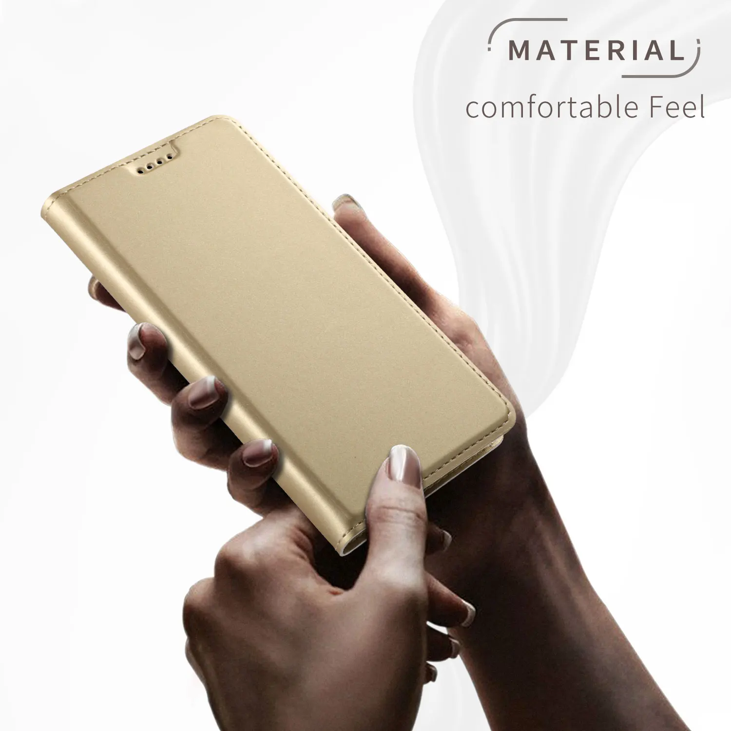 Dulcii for Xiaomi Mi Max 3 flip case Magnetic Adsorption Leather Flip Stand with Card Holder Case |