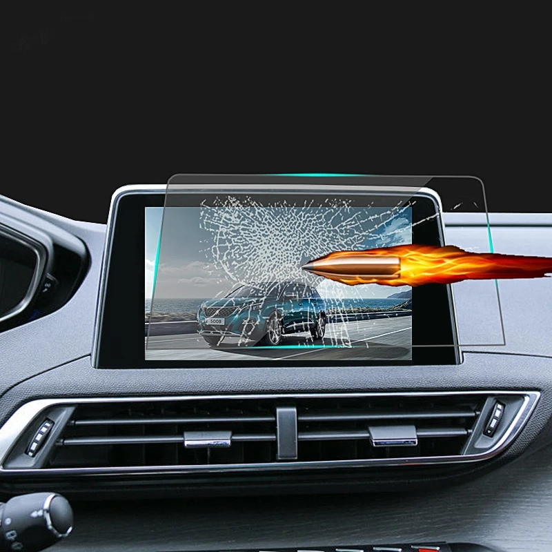 KAHANE автомобильный Стайлинг центральная консоль наклейка на ЖК экран GPS