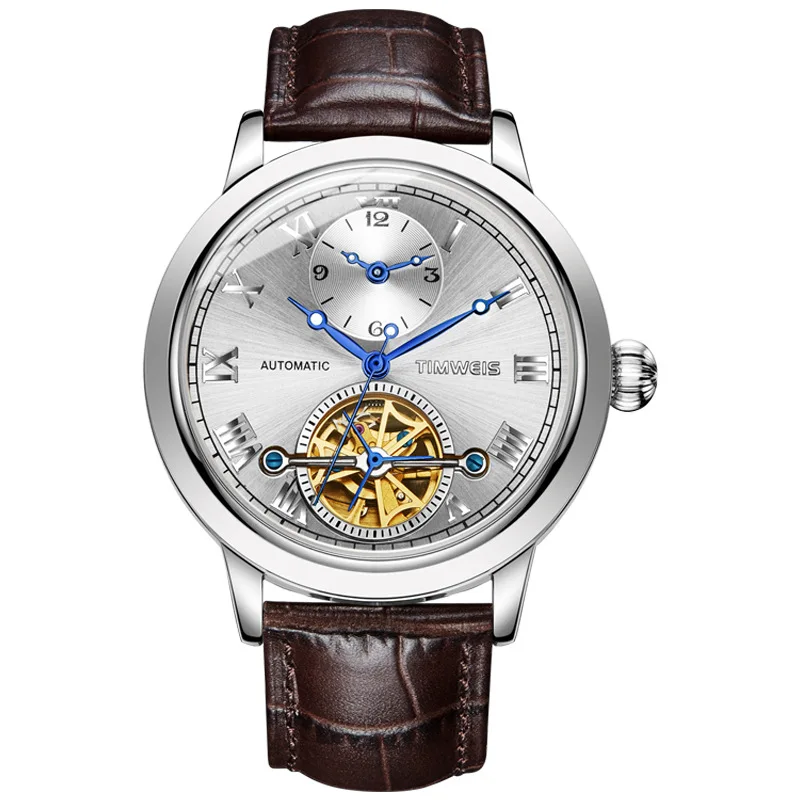 Топ бренд Tourbillon Мужские часы техника роскошные модные мужские наручные часы классические популярные водонепроницаемые автоматические мужские часы