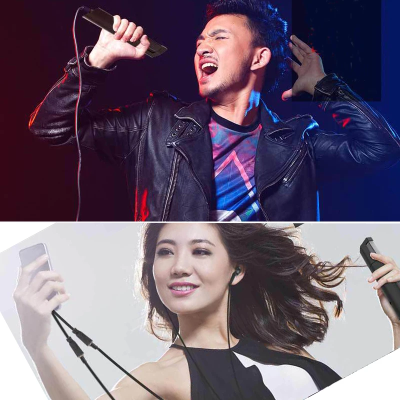 

Microphone Vocal Record Singing Studio PC USB 3.5mm for Computer Vol Adjust Switch Rotatable Flexible Professional Mic
