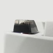 Black Вулканическое ремесло индивидуальный светильник-прозрачная смола SA Keycap подходит для игры механическая клавиатура Keycaps переключатель - Цвет: Black