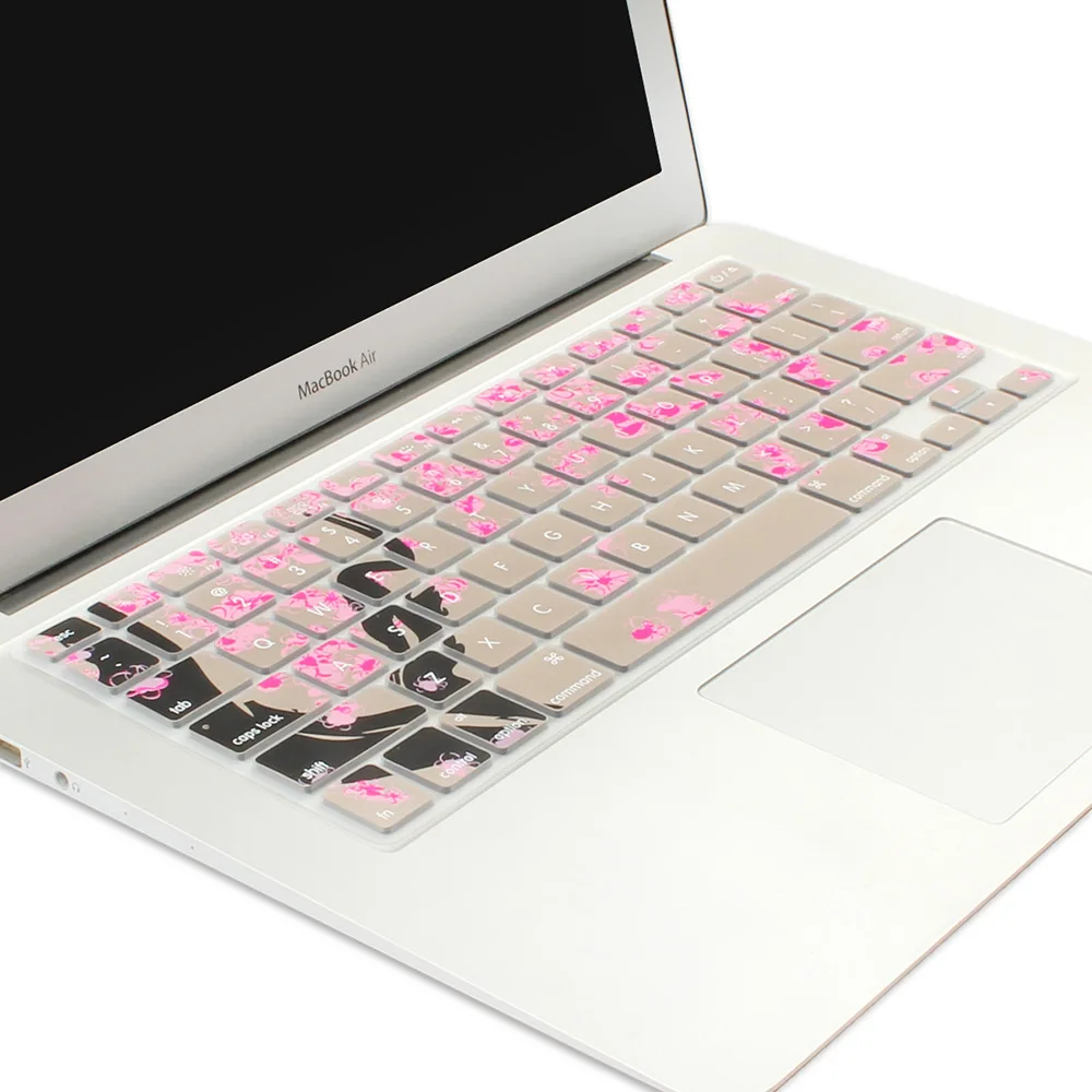Вишневая клавиатура с узором чехол для Macbook Old Pro retina 13 15 17 дюймов Air 11 наклейки