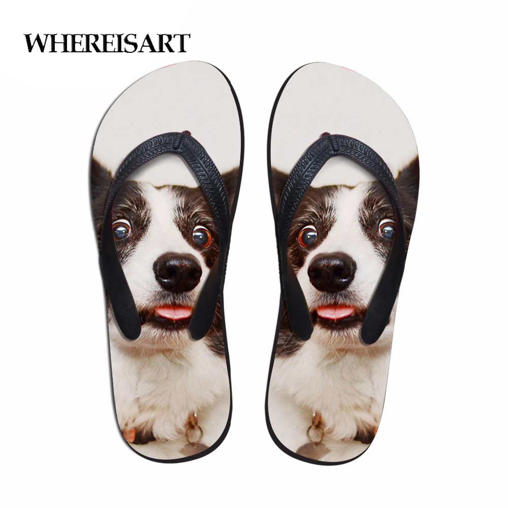 WHEREISART/женские Вьетнамки сезон лето милые женские повседневные пляжные вьетнамки